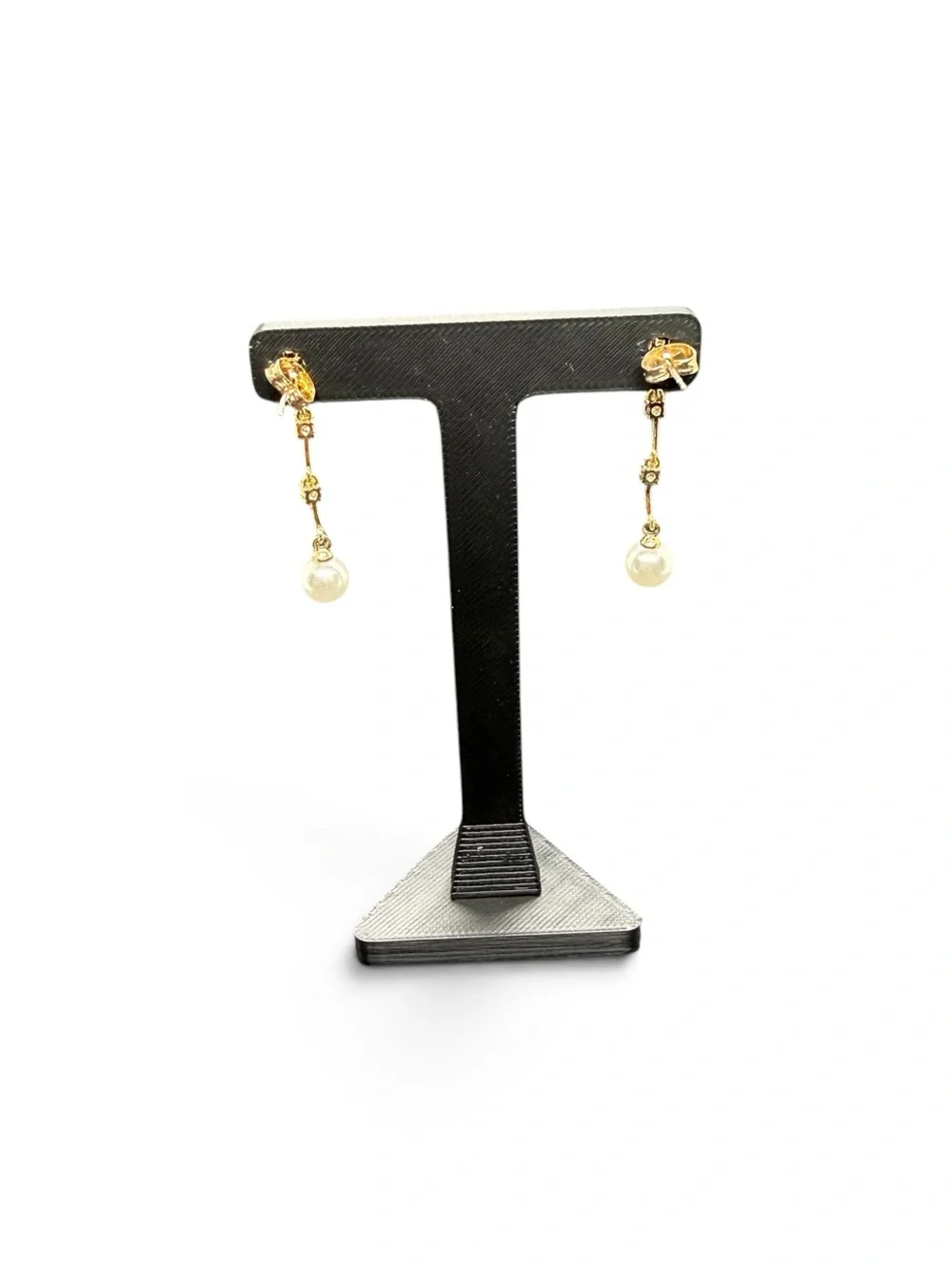 🏷️‼️5/$25🏷️‼️💛Faux Pearl & Rhinestone Drop Dangle Earrings/NWOT